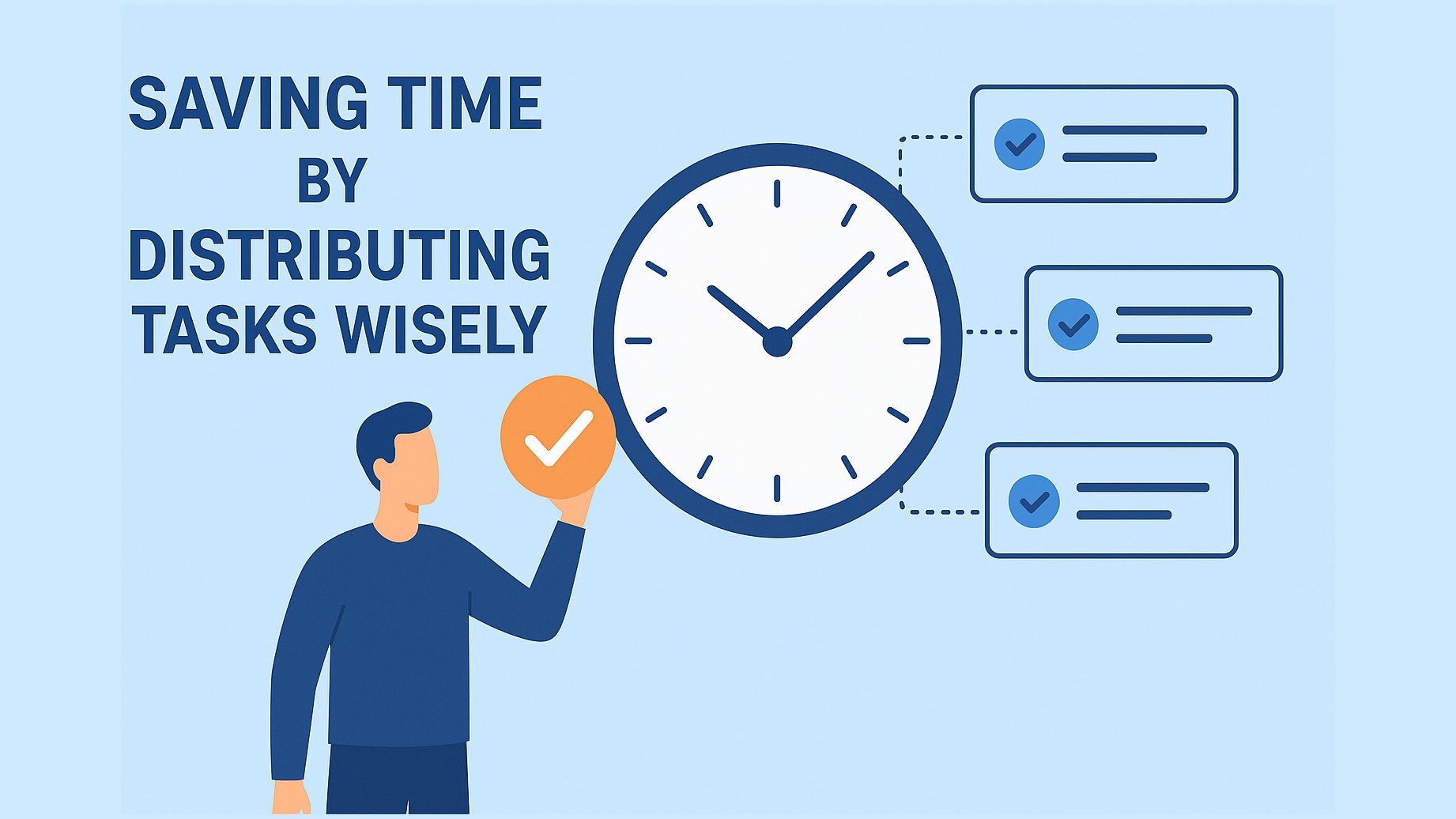 Saving Time by Distributing Tasks Wisely