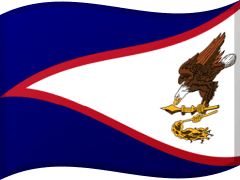 The flag of  American Samoa