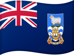 The flag of  Falkland Islands