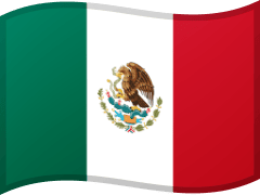 The flag of Mexico