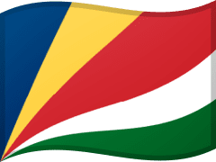 The flag of the Seychelles