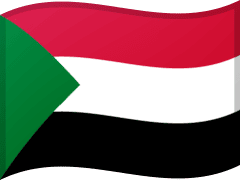 The flag of the Sudan